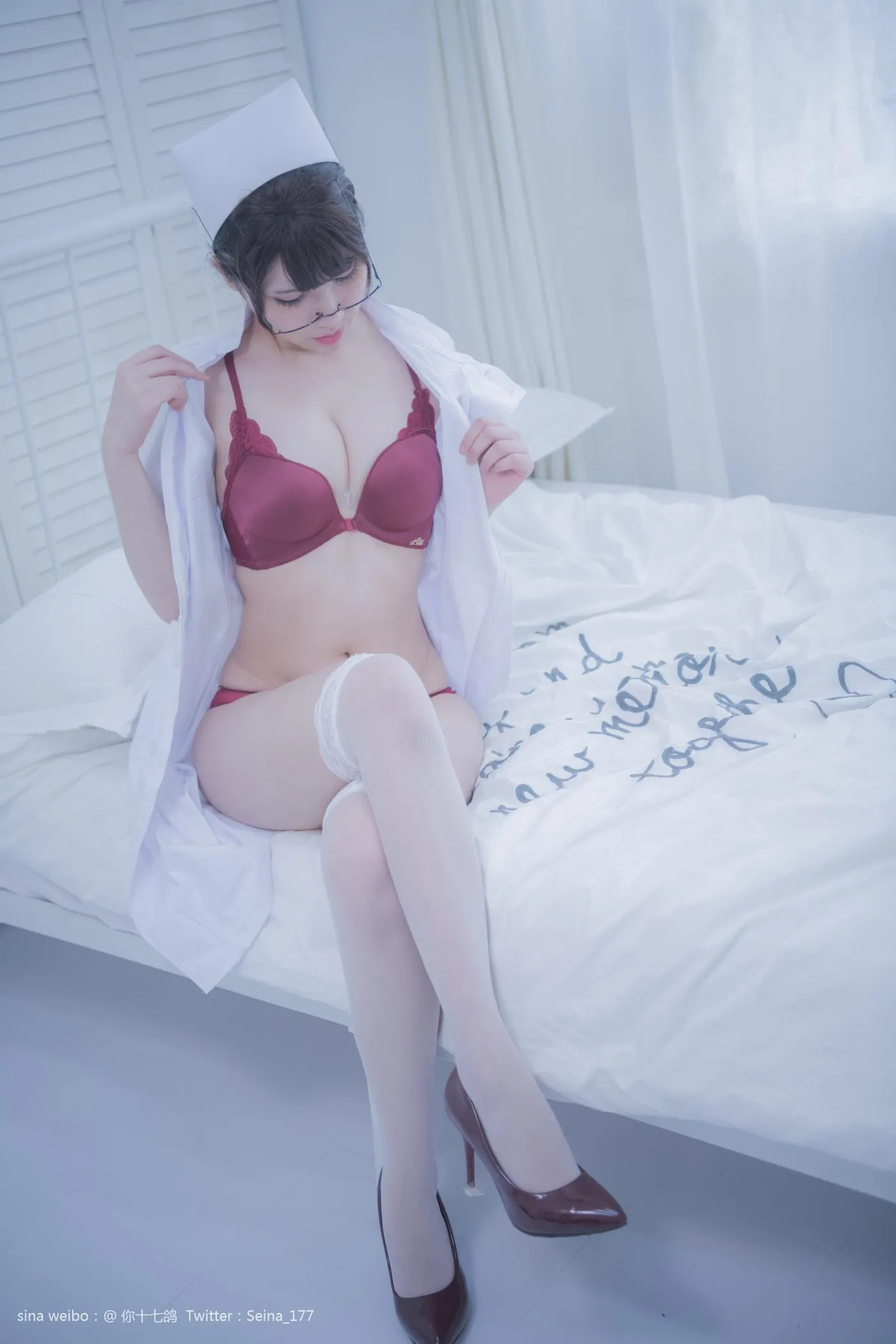 你十七鸽 – NO.03 白色护士-白色护士成片 [51P]插图7